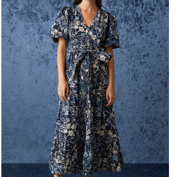 Marie Oliver Natalie dress pinks purples blues 4/6 - Picture 2 of 14